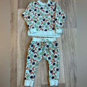Bums & Roses Zero Lucks Given Jogger Set